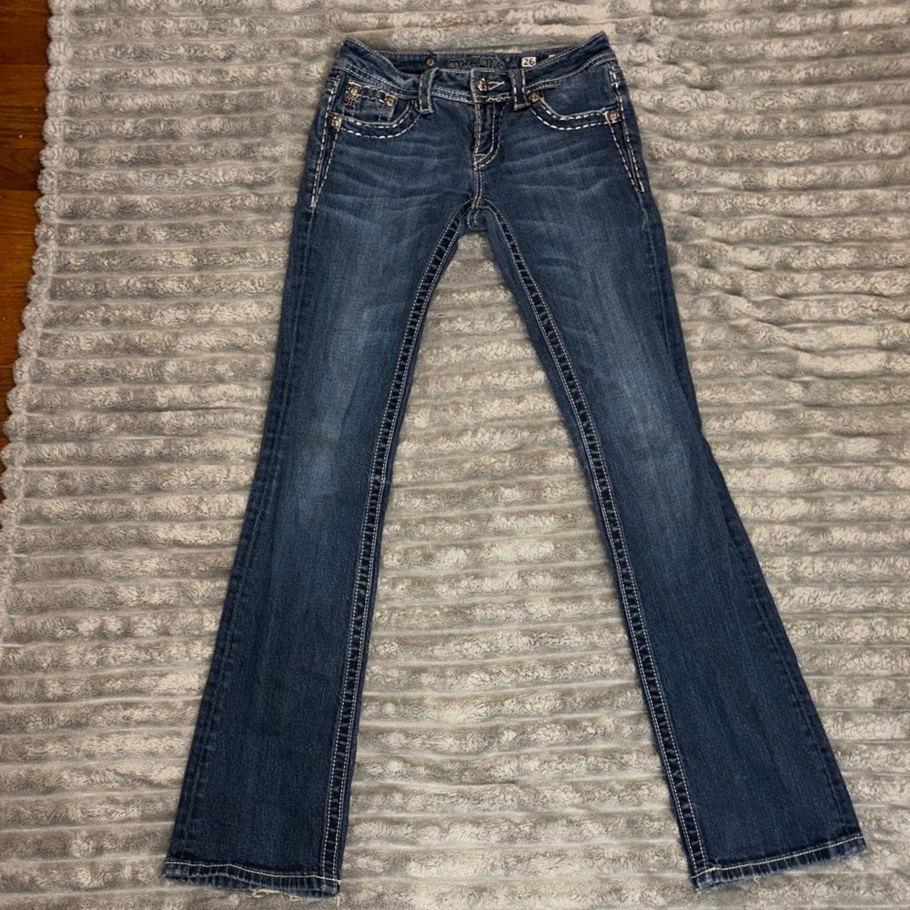 Miss Me Dark Blue Boot Cut Jeans